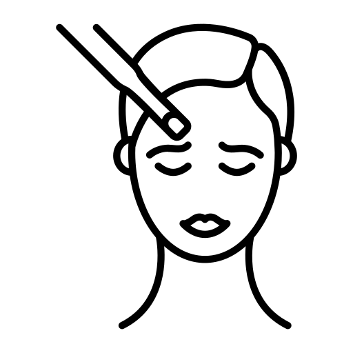 Ícone de plástica ocular